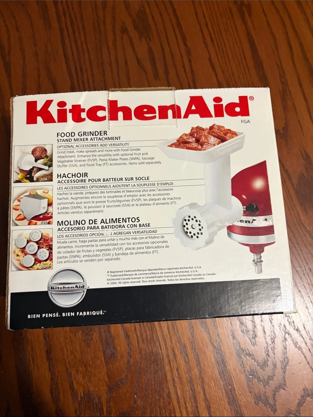 KitchenAid  Food Grinder Attachment with Accessories